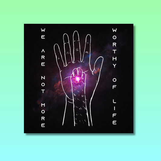 Not More Worthy Sticker