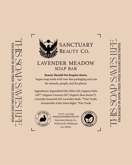 Lavender Meadow Soap Bar